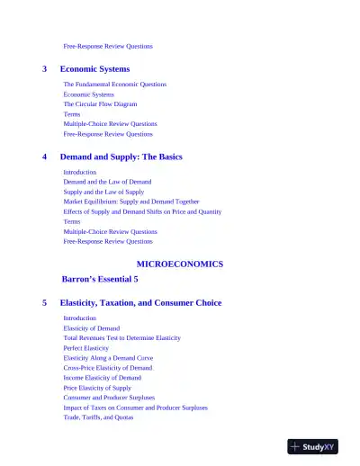 AP Microeconomics/Macroeconomics Premium, 2024: 4 Practice Tests + Comprehensive Review (2024) - Page 11 preview image