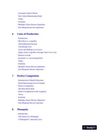 AP Microeconomics/Macroeconomics Premium, 2024: 4 Practice Tests + Comprehensive Review (2024) - Page 12 preview image