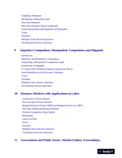 AP Microeconomics/Macroeconomics Premium, 2024: 4 Practice Tests + Comprehensive Review (2024) - Page 13 preview image
