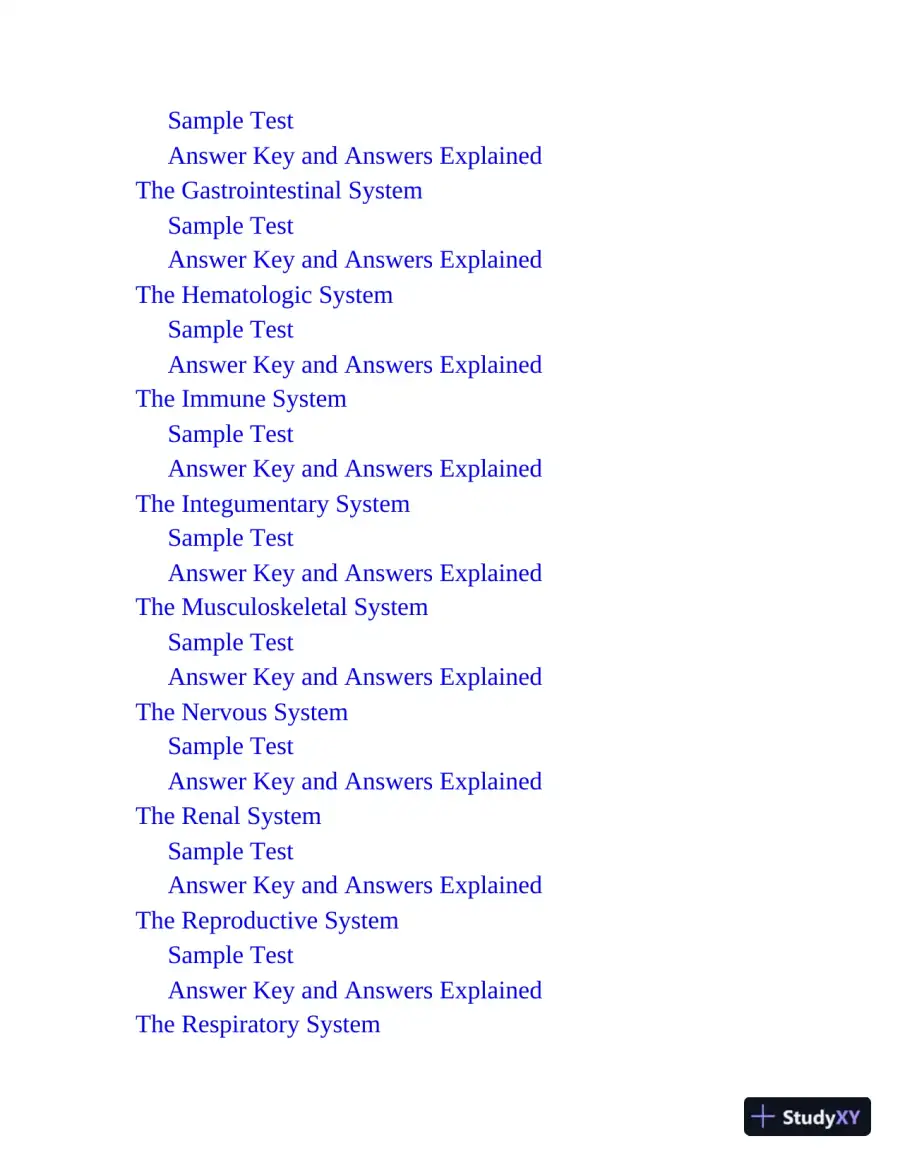 Nursing School Entrance Exams: HESI A2 / NLN PAX-RN / PSB-RN / RNEE / TEAS, 6th Edition (2020), page 10