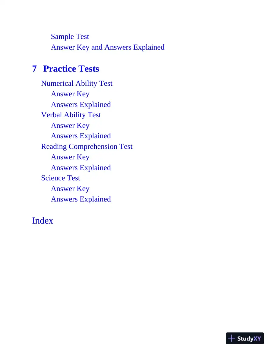 Nursing School Entrance Exams: HESI A2 / NLN PAX-RN / PSB-RN / RNEE / TEAS, 6th Edition (2020), page 11