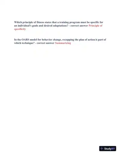 2023-2024 ISSA Final Real Exam Test Bank with Answers (177 Solved Questions) - Page 4 preview image