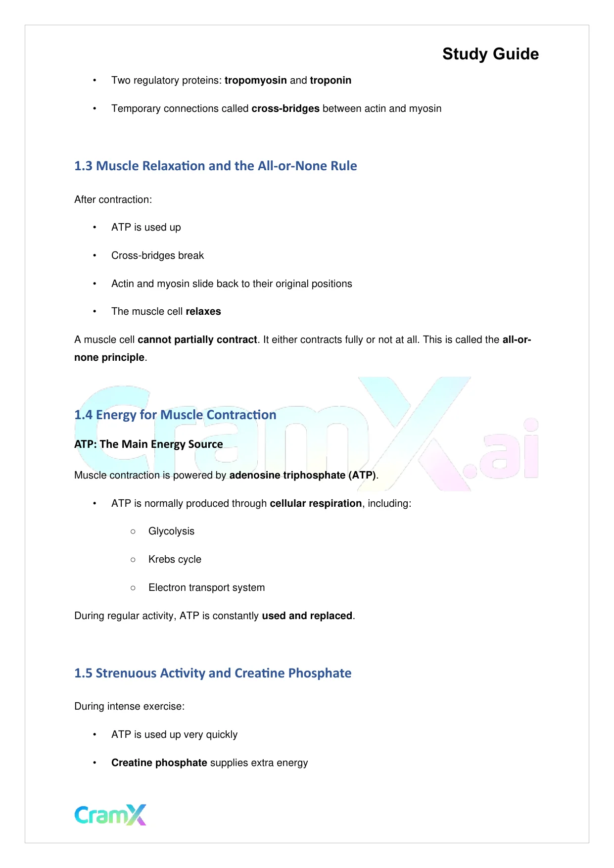 Biology - Support and Movement in Animals - Page 3 preview image