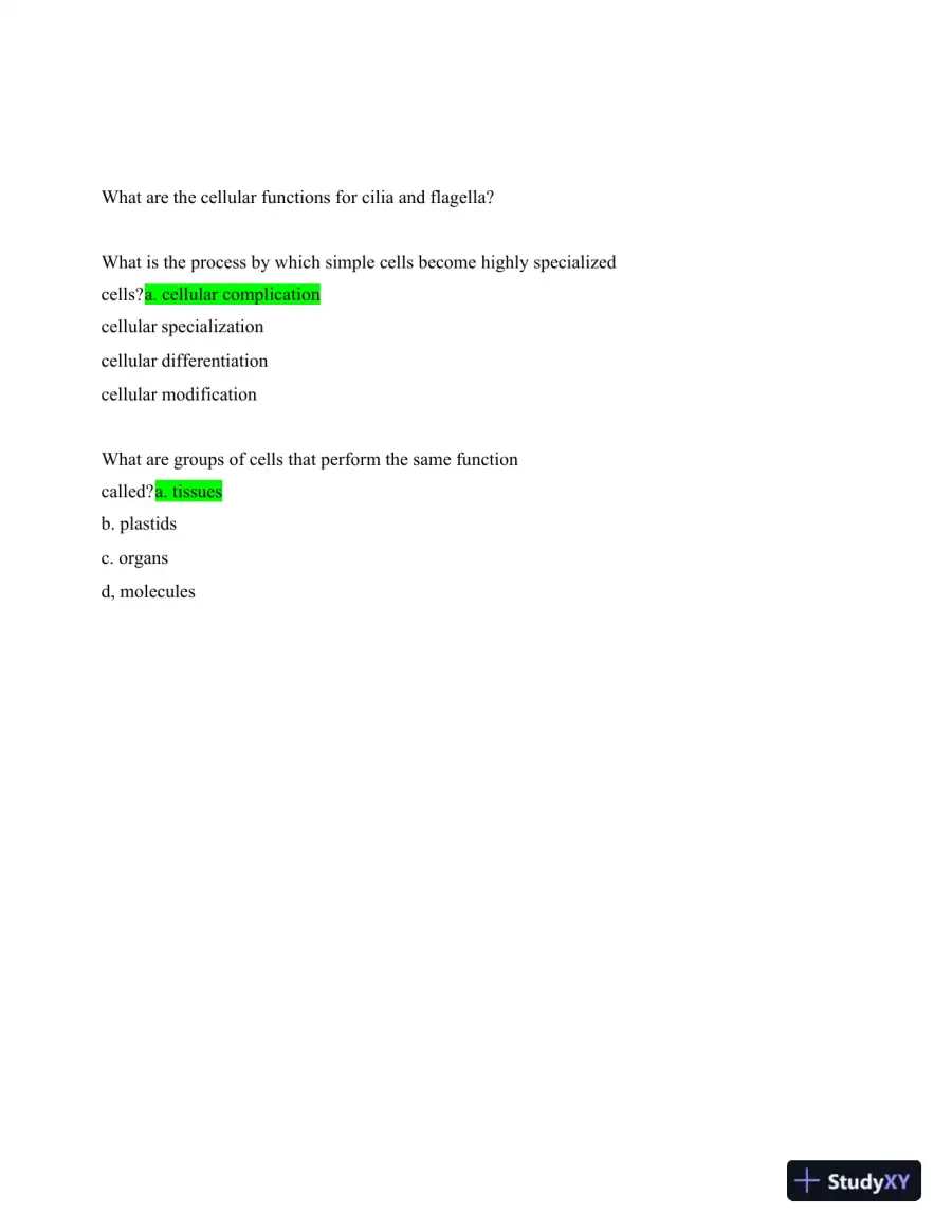 2024 ATI TEAS 7 Science Section Actual Exam with Answers (372 Solved Questions), page 10