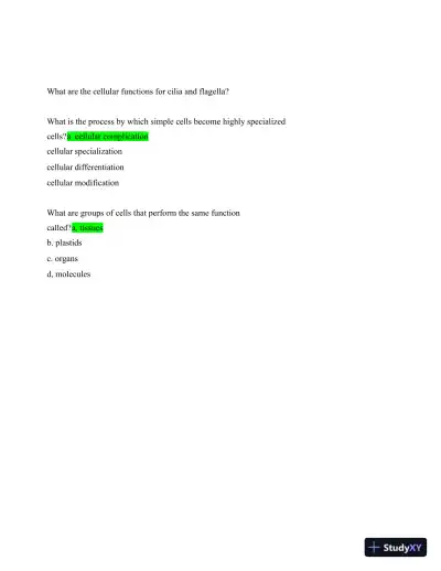 2024 ATI TEAS 7 Science Section Actual Exam with Answers (372 Solved Questions) - Page 10 preview image
