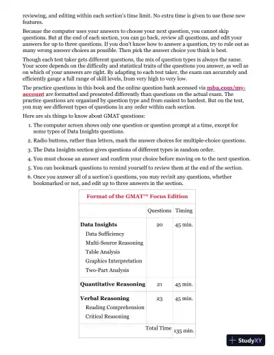 GMAT Official Guide Data Insights Review 2023-2024, Focus Edition (2023) - Page 12 preview image