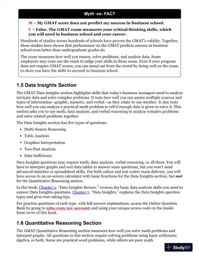 GMAT Official Guide Data Insights Review 2023-2024, Focus Edition (2023) - Page 14 preview image