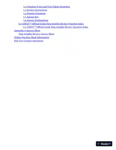 GMAT Official Guide Data Insights Review 2023-2024, Focus Edition (2023) - Page 7 preview image