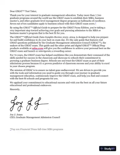 GMAT Official Guide Data Insights Review 2023-2024, Focus Edition (2023) - Page 8 preview image