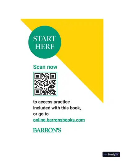Barron's Physics Practice Plus: 400+ Online Questions and Quick Study Review (2022) - Page 3 preview image