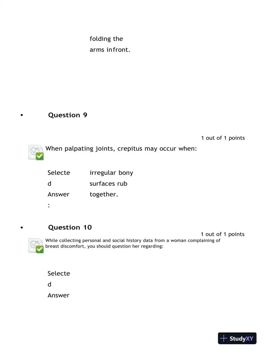 2021-2022 NURS6512 Nursing Diagnosis Final Exam With Answers (100 Solved Questions), page 5
