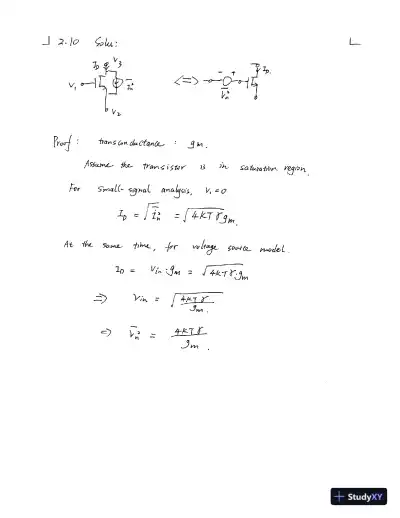 Solution Manual For Rf Microelectronics, 2nd Edition - Page 14 preview image