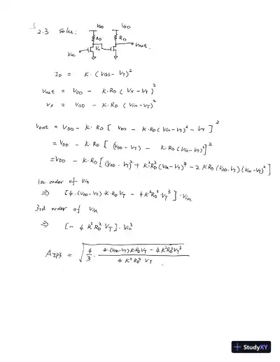 Solution Manual For Rf Microelectronics, 2nd Edition - Page 7 preview image
