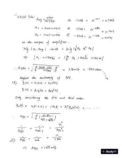 Solution Manual For Rf Microelectronics, 2nd Edition - Page 9 preview image