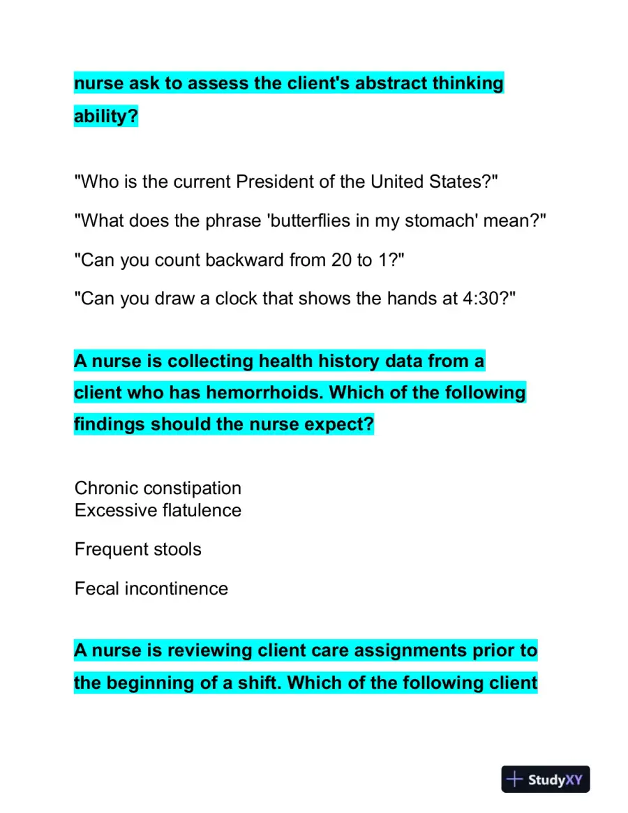 2023 ATI PN Proctored Exam with Answers (4 Solved Questions), page 8