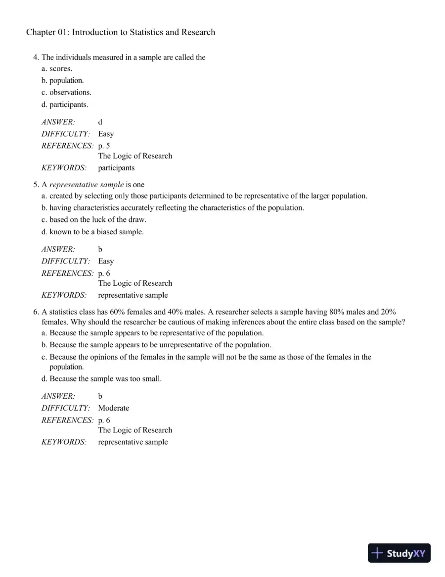 Behavioral Sciences STAT (New, Engaging Titles from 4LTR Press) 2nd Edition Test Bank, page 3