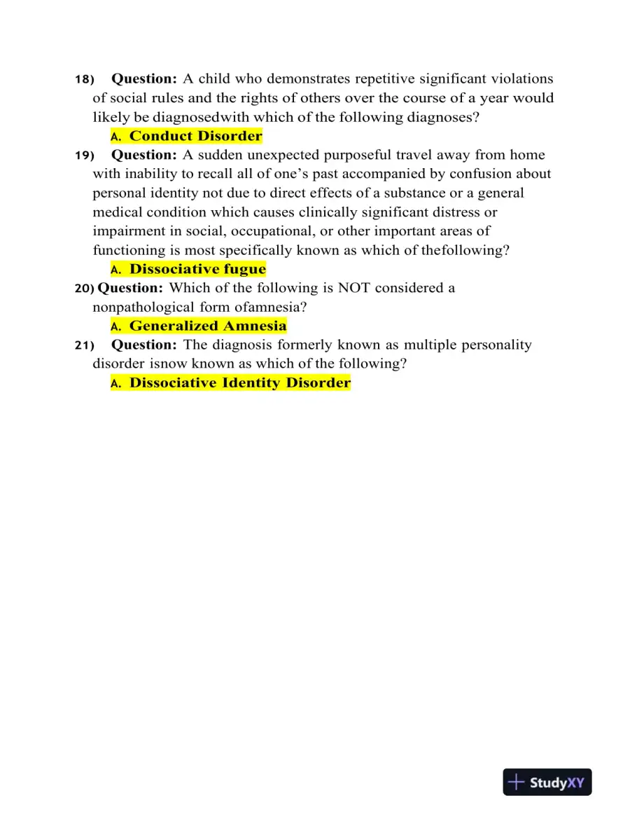 NRNP6665 Clinical Analysis Final Exam With Answers (34 Solved Questions), page 4