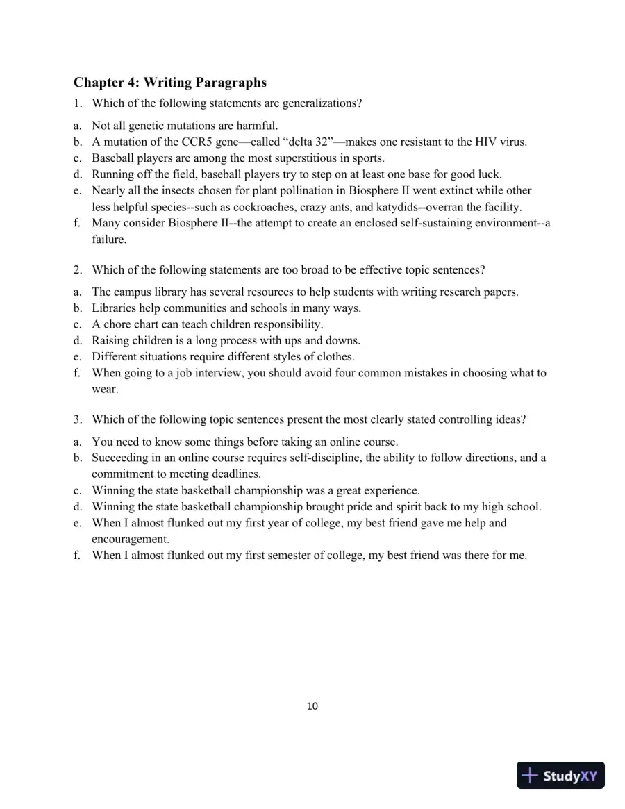 IDEAS & Aims For College Writing, MLA Update Test Bank, page 14