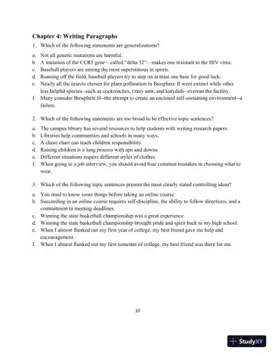 IDEAS & Aims For College Writing, MLA Update Test Bank - Page 14 preview image