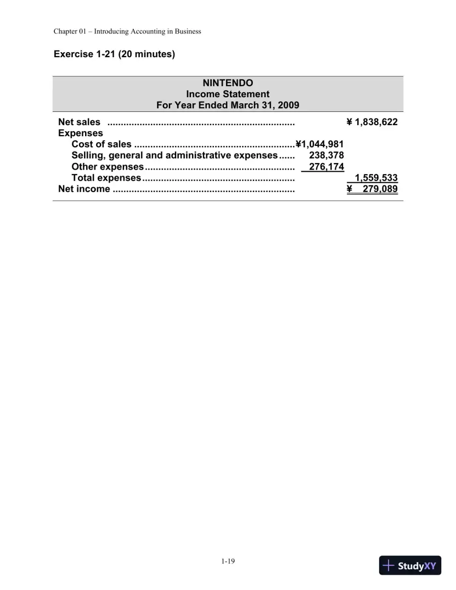 Solution Manual for Financial Managerial Accounting, 4th edition, page 20