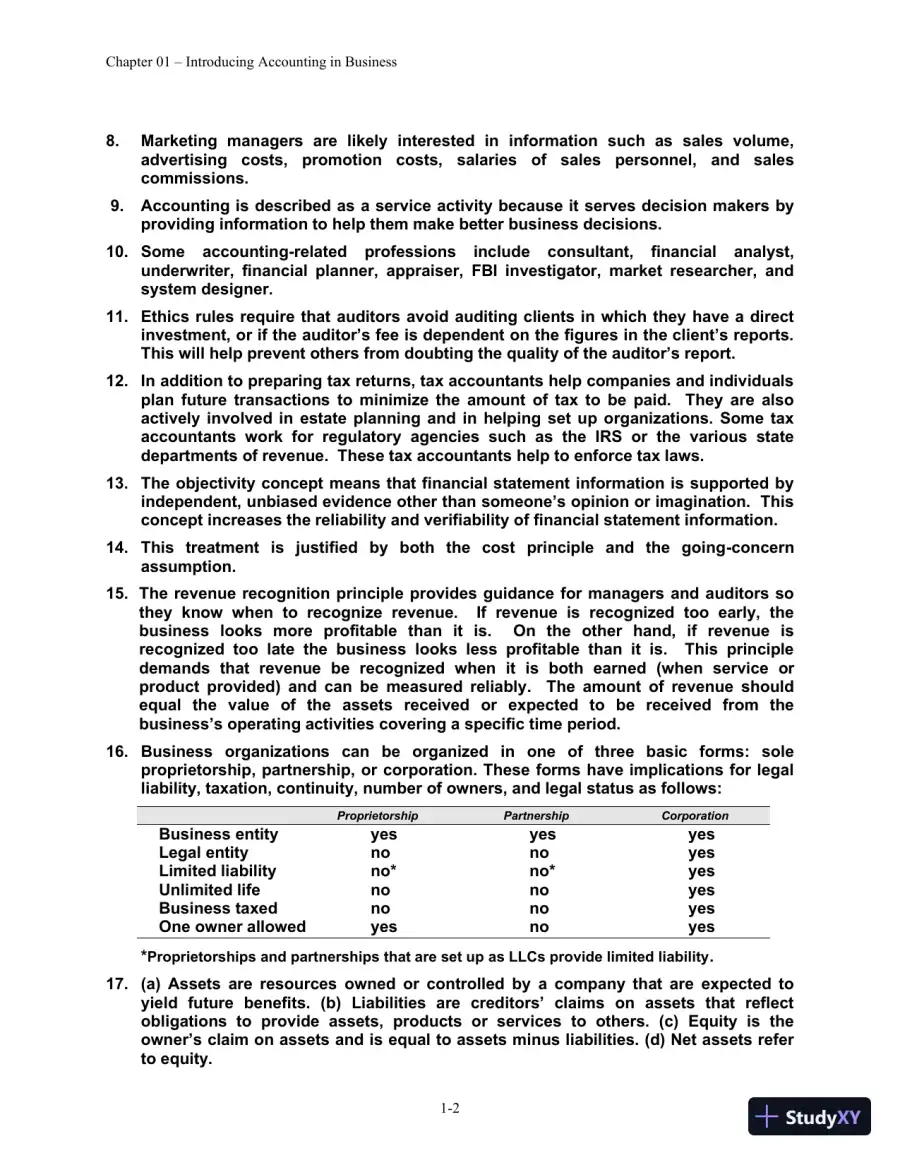 Solution Manual for Financial Managerial Accounting, 4th edition, page 3