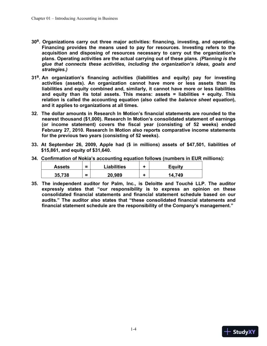 Solution Manual for Financial Managerial Accounting, 4th edition, page 5