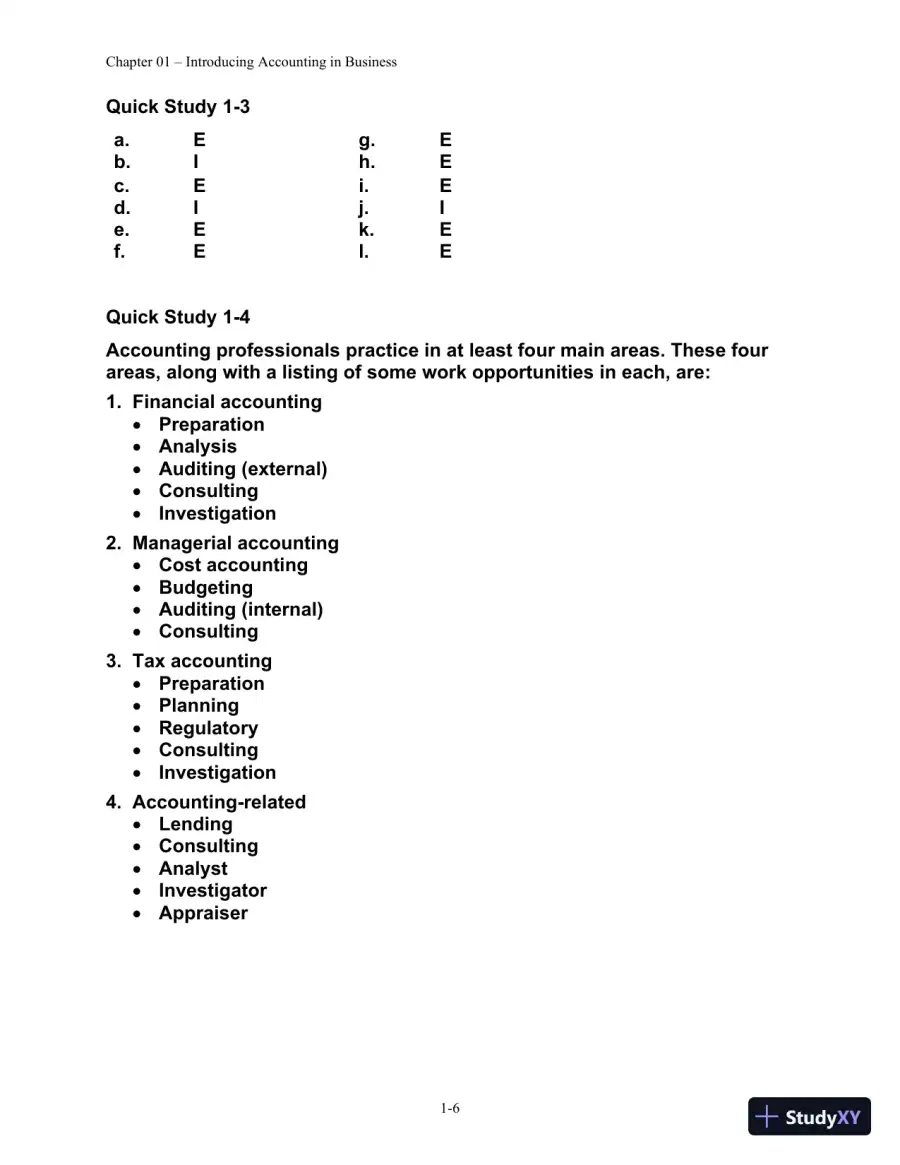 Solution Manual for Financial Managerial Accounting, 4th edition, page 7