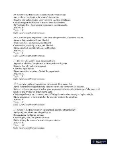 Test Bank for Campbell Biology: Concepts and Connections, First Canadian Edition - Page 11 preview image
