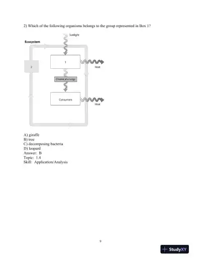 Test Bank for Campbell Biology: Concepts and Connections, First Canadian Edition - Page 13 preview image