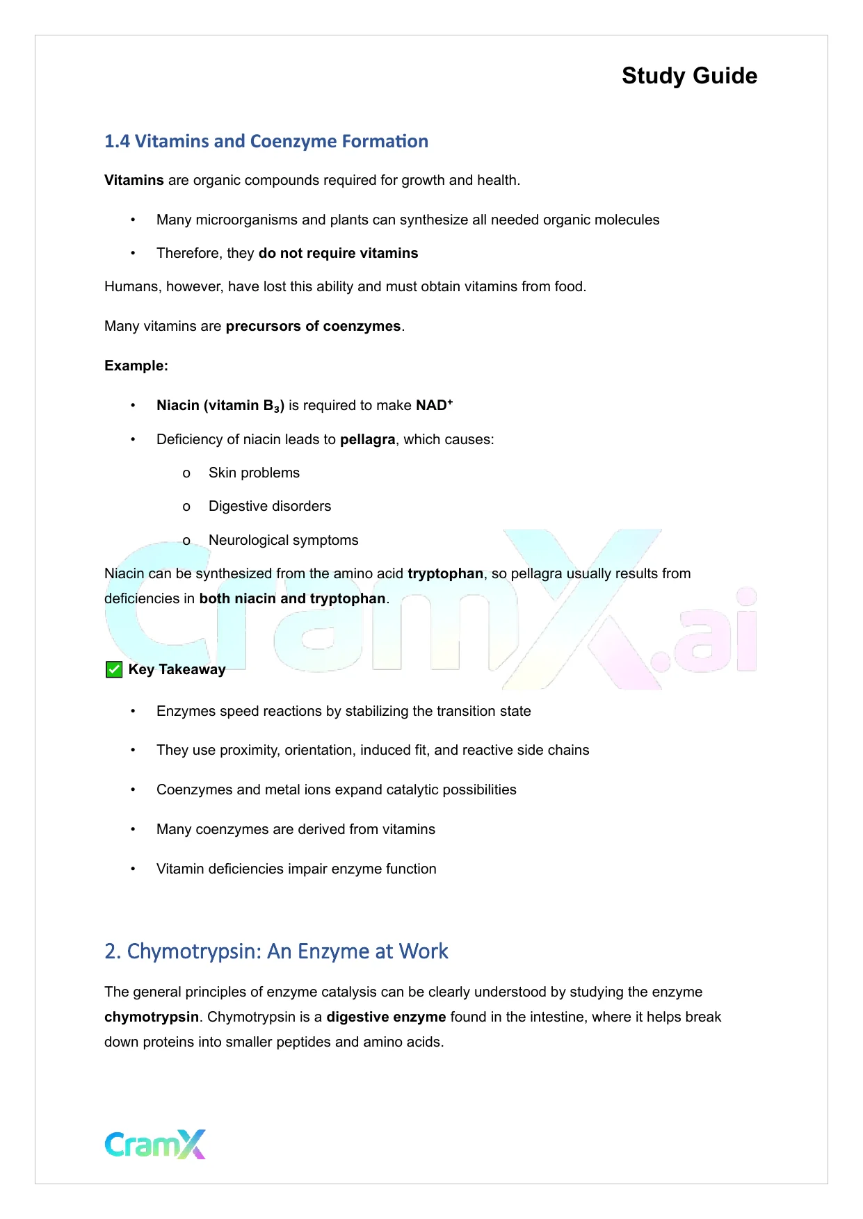 Biochemistry I - Enzymes - Page 7 preview image