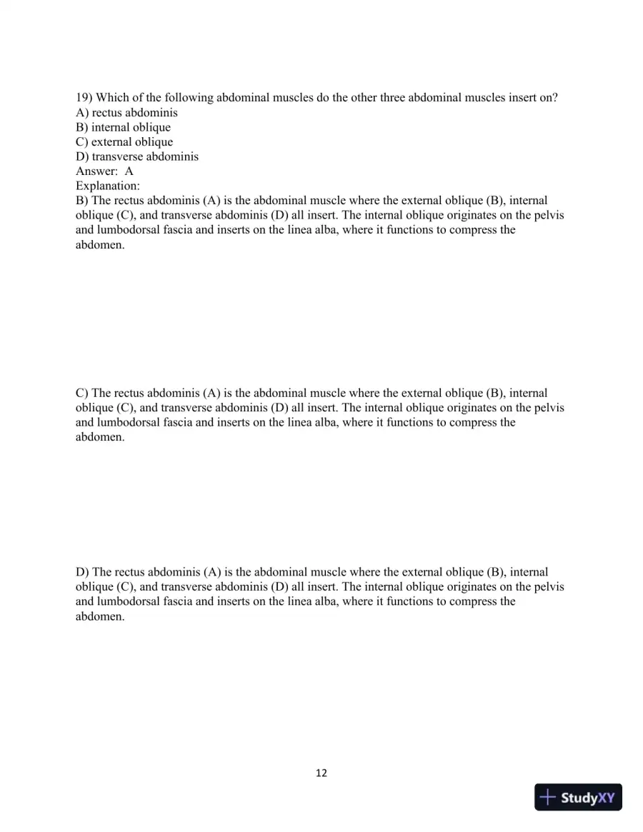 Test Bank for Laboratory Manual for Anatomy and Physiology featuring Martini Art, Main Version , 6th Edition, page 13