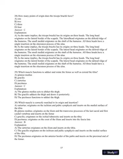 Test Bank for Laboratory Manual for Anatomy and Physiology featuring Martini Art, Main Version , 6th Edition - Page 18 preview image