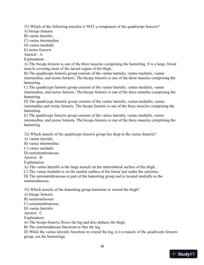 Test Bank for Laboratory Manual for Anatomy and Physiology featuring Martini Art, Main Version , 6th Edition - Page 19 preview image