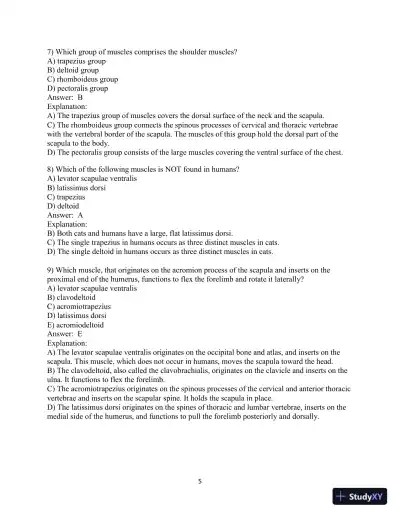 Test Bank for Laboratory Manual for Anatomy and Physiology featuring Martini Art, Main Version , 6th Edition - Page 6 preview image