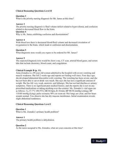 Nursing: A Concept-Based Approach to Learning, Volume I, 3rd Edition Solution Manual - Page 3 preview image