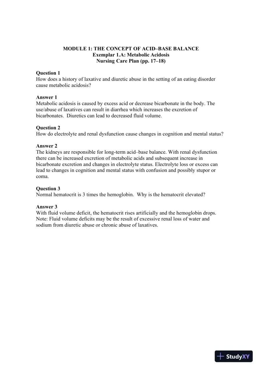 Nursing: A Concept-Based Approach to Learning, Volume I, 3rd Edition Solution Manual, page 7