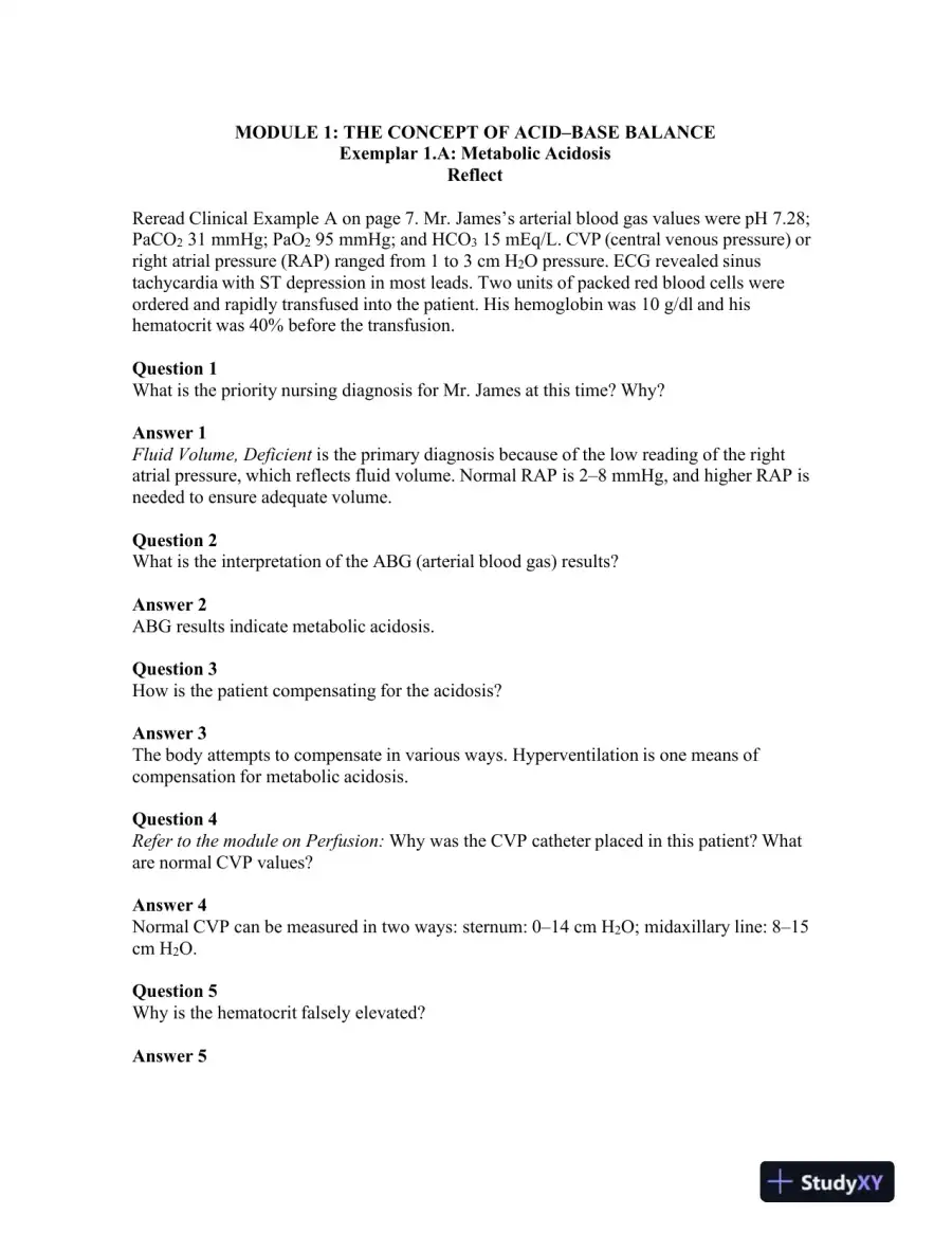 Nursing: A Concept-Based Approach to Learning, Volume I, 3rd Edition Solution Manual, page 8