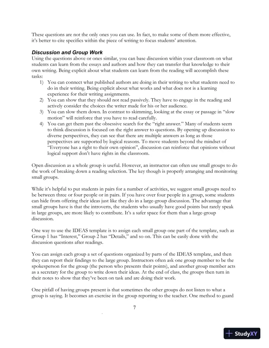IDEAS & Aims For College Writing, MLA Update Solution Manual, page 21