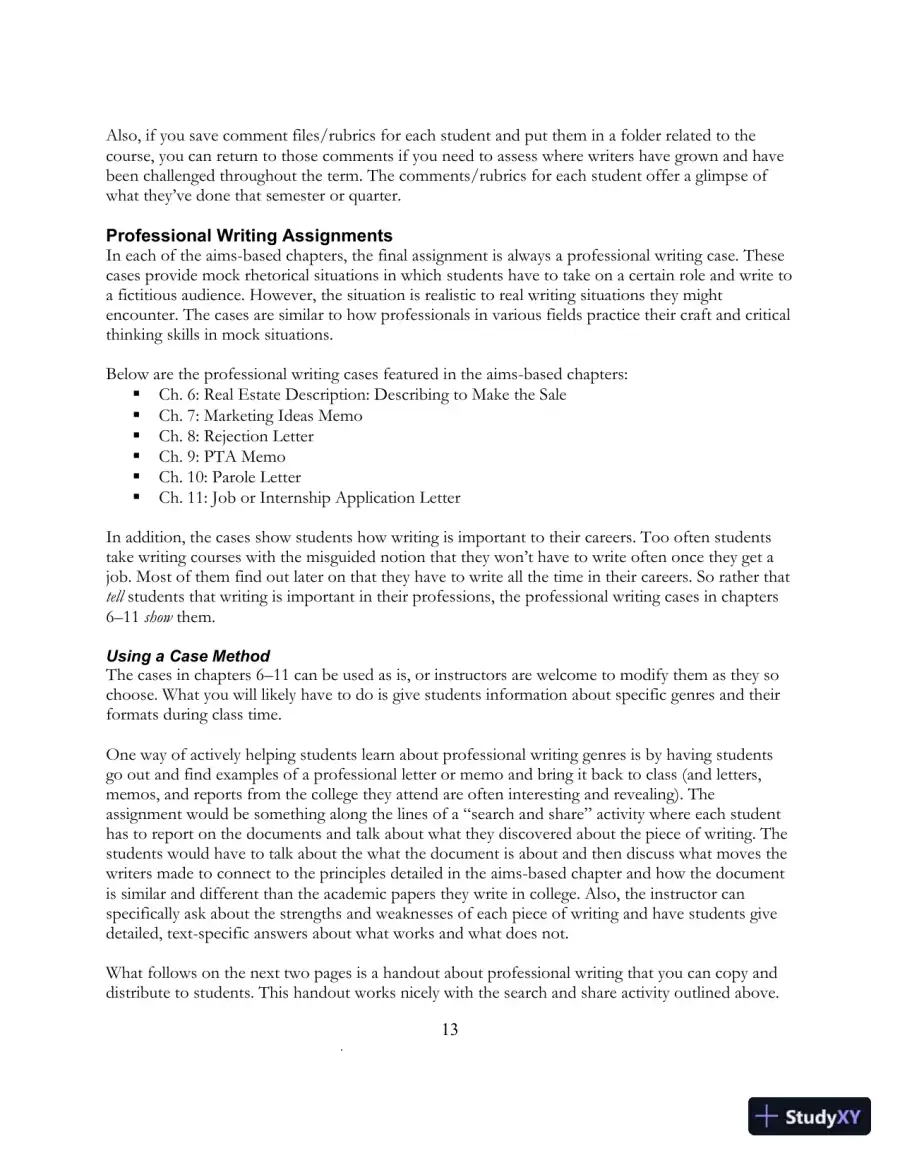 IDEAS & Aims For College Writing, MLA Update Solution Manual, page 27