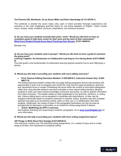 IDEAS & Aims For College Writing, MLA Update Solution Manual - Page 6 preview image