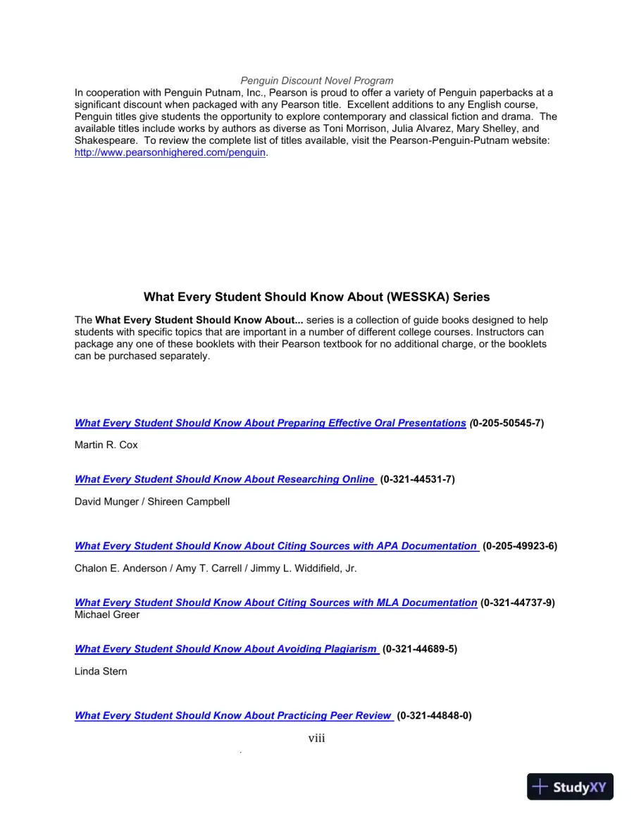 IDEAS & Aims For College Writing, MLA Update Solution Manual, page 8