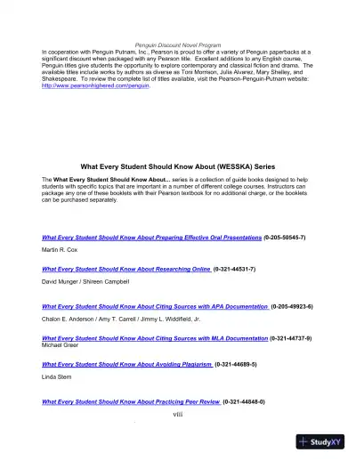 IDEAS & Aims For College Writing, MLA Update Solution Manual - Page 8 preview image