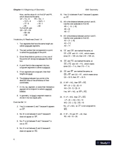 Solution Manual for Geometry, 1st Edition - Page 10 preview image