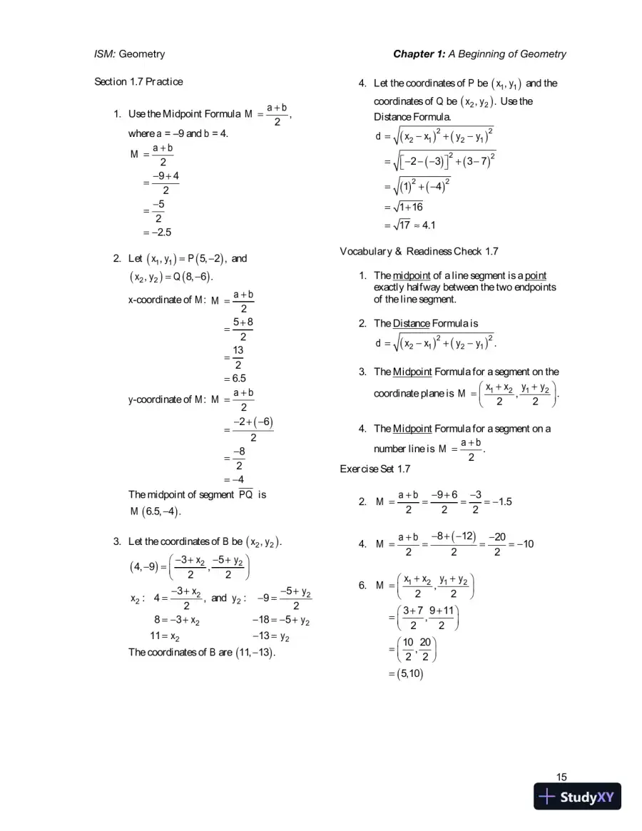 Solution Manual for Geometry, 1st Edition, page 19