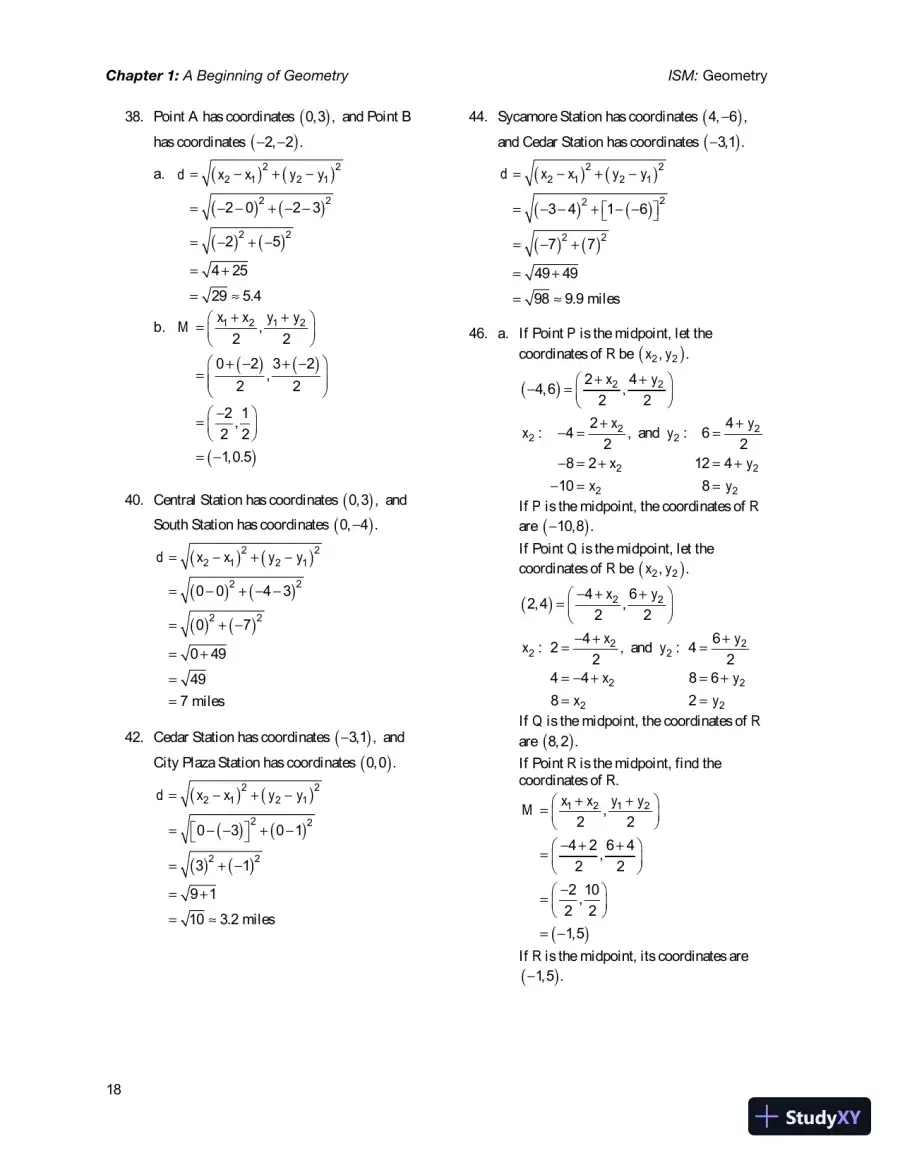 Solution Manual for Geometry, 1st Edition, page 22