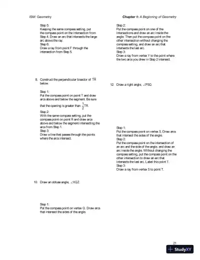 Solution Manual for Geometry, 1st Edition - Page 25 preview image