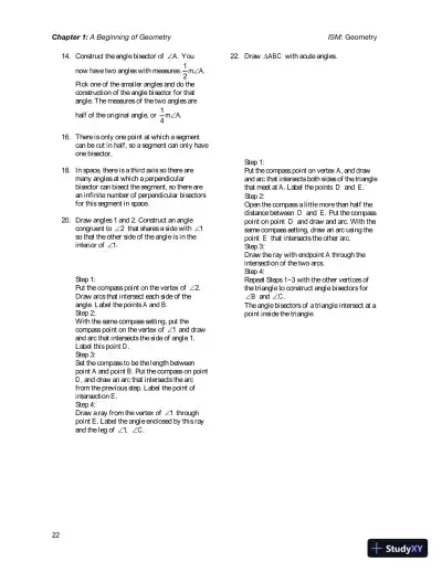 Solution Manual for Geometry, 1st Edition - Page 26 preview image