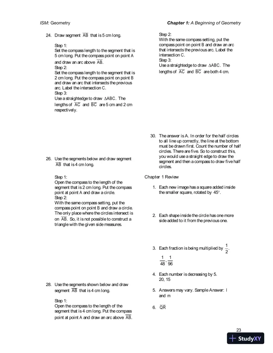 Solution Manual for Geometry, 1st Edition, page 27