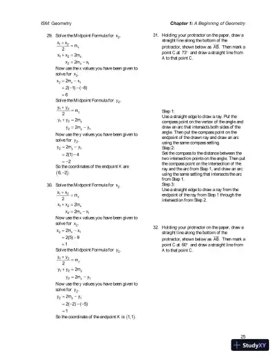 Solution Manual for Geometry, 1st Edition - Page 29 preview image