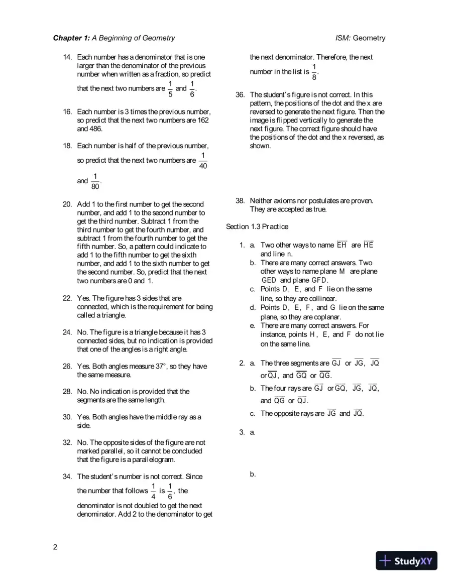 Solution Manual for Geometry, 1st Edition, page 6